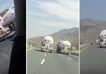 سباق الموت بين ناقلات الغاز بالطائف