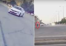 فيديو..مفحط يصدم شاب كان يقوم بتصوير الاستعراض