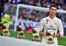 بالصور.. ريال مدريد يحتفل بـ "ذهبية" رونالدو بدك شباك غرناطة