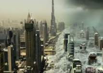 بالفيديو...موجة تسونامي تضرب برج خليفة وشارع الشيخ الزايد في فيلم Geostorm