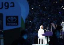 بالفيديو.. أغنية حسين الجسمي في حفل تتويج الهلال بطلاً للدوري السعودي