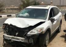 معلم ثلاثيني بالعناية المركزة بسبب انهيار صخري فوق سيارته بطريق الصلّبات
