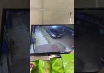 قائد سيارة يكاد يتعرض للدهس وهو يحاول إيقاف لص بالرياض (فيديو)