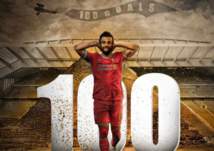 محمد صلاح يسجل الهدف رقم 100.. واحتفال خاص