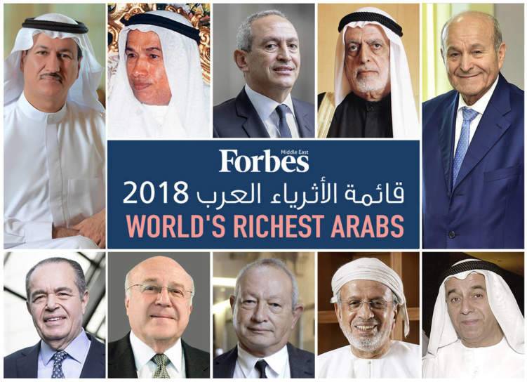 7 إماراتيين بقائمة أثرياء العالم بـ 20.6 مليار دولار