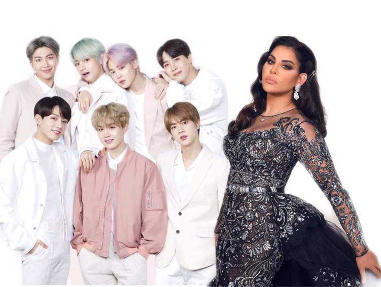 ما حقيقة  تعاون أحلام مع الفرقة الكورية BTS؟