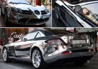 مرسيدس SLR Mclaren تخطف الانظار في دبي