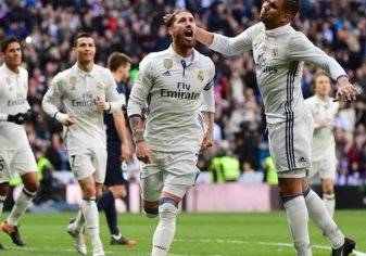 بالصور.. راموس يتوج ريال مدريد بطلاً للشتاء