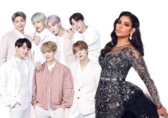 ما حقيقة  تعاون أحلام مع الفرقة الكورية BTS؟