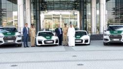 E Atanasio, H.E. Al Muzainah & Ali Al Nabooda celeسيارات أودي R8 و Q7