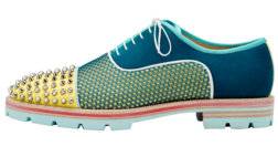 Christian Louboutin Hubertus Orlato Spikes Flat Patent Hexa Tech VV GG Version Multi.jpg