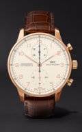 845086_IWC Portugieser Chronograph 18-carat Red Gold Dark Brown Alligato....jpg