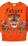 SWEATSHIRT WITH TRIM DETAIL TIGER PRINT ON BACK FUTURE PRINT ON FRONT.JPG